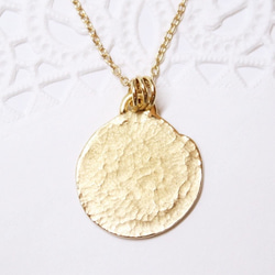 coin necklace Chariot (gold plating)・トップのみ２点 3枚目の画像