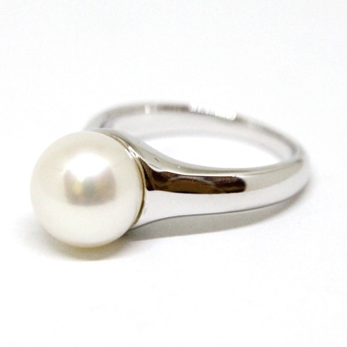パールリング・9ミリ《シルバー》受注製作 指輪・リング Jewelry