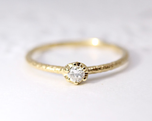 K18ダイヤモンドリング【受注製作】 指輪・リング Jewelry GALLICA