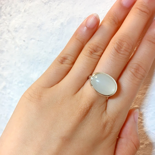 ムーンストーンのカボションリング 指輪・リング Jewelry GALLICA 通販  