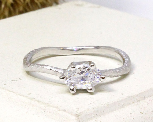 CZリング《オーバルカット》 シルバー 指輪・リング Jewelry