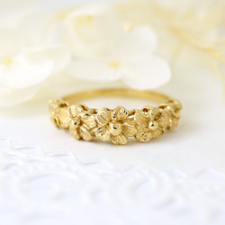 SVフラワーリング/K18カラー 指輪・リング Jewelry GALLICA 通販
