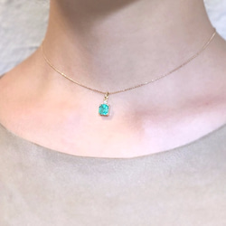 k18 Emerald necklace 第6張的照片