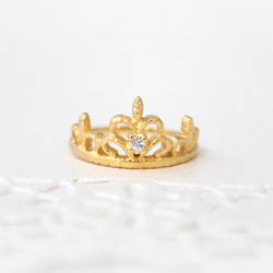 tiara ring (gold plating) 第1張的照片