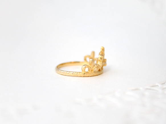 tiara ring (gold plating) 第2張的照片
