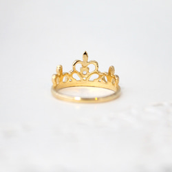 tiara ring (gold plating) 第3張的照片