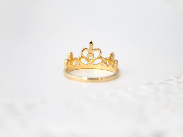 tiara ring (gold plating) 第3張的照片