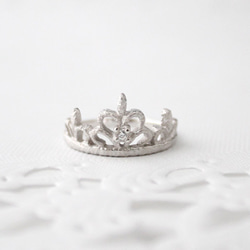 tiara ring (rhodium plating) 第1張的照片