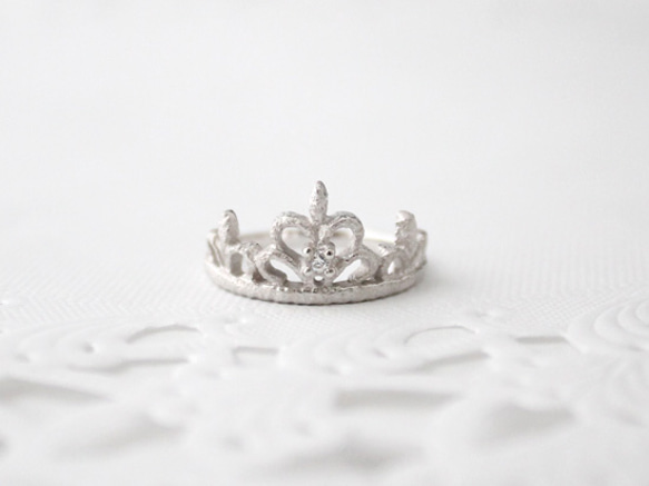 tiara ring (rhodium plating) 第1張的照片