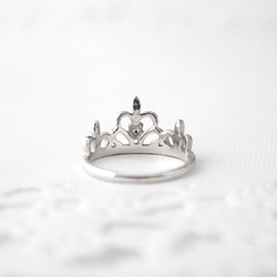 tiara ring (rhodium plating) 2枚目の画像