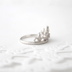 tiara ring (rhodium plating) 3枚目の画像