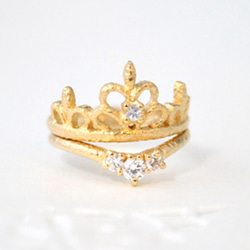 tiara set ring (gold plating) 第1張的照片