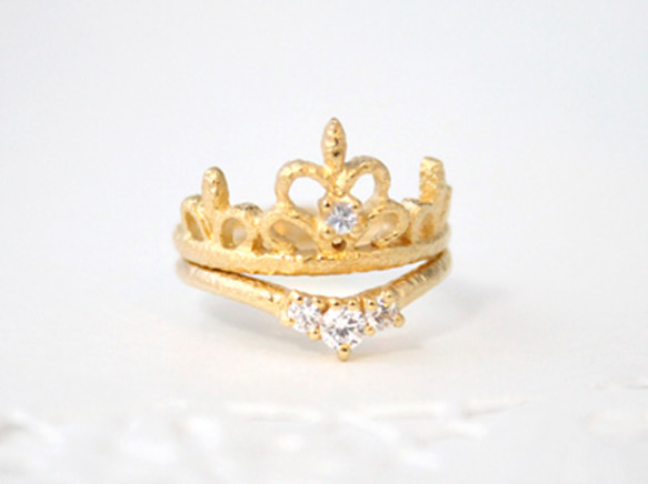 tiara set ring (gold plating) 第1張的照片