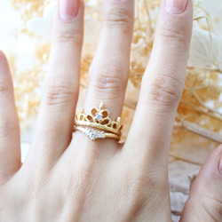 tiara set ring (gold plating) 第5張的照片