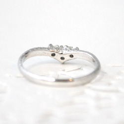 tiara set ring (rhodium plating) 第4張的照片