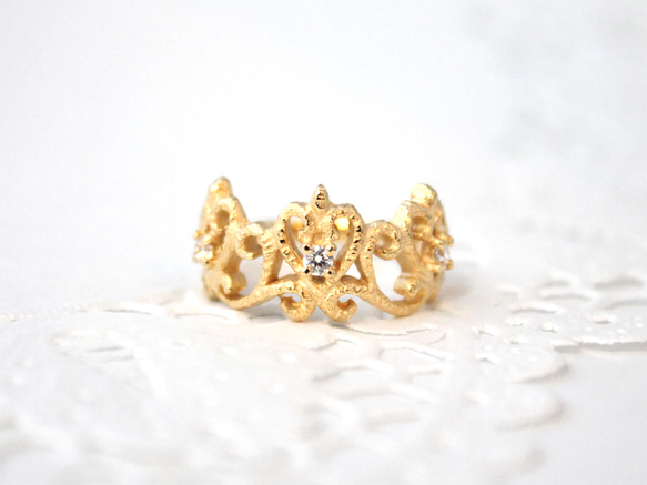 crown ring (gold plating) 第1張的照片