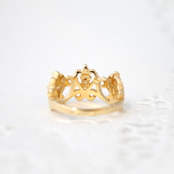 crown ring (gold plating) 第3張的照片