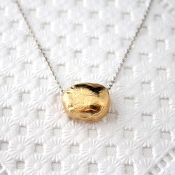 ishikoro necklace (gold plating)【受注生産】 2枚目の画像