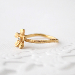 Petit fluer ring (one/gold plating) 2枚目の画像