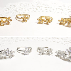 Petit fluer ring (one/gold plating) 第5張的照片