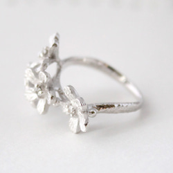 Petit fluer ring ( four/rhodium plating) 第2張的照片