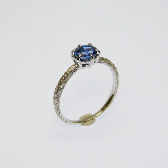 《春季促銷50％OFF》 K18WG藍寶石戒指[1.18ct] 第6張的照片