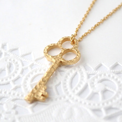 key necklace (gold plating) 第1張的照片