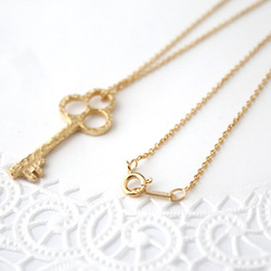 key necklace (gold plating) 第2張的照片