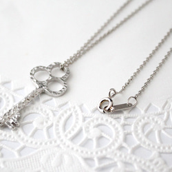 key necklace (rhodium plating) 第2張的照片