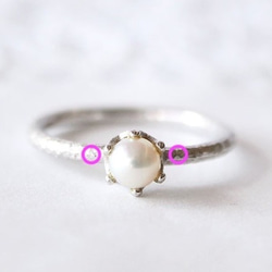 S様 Akoya Pearl & Diamond Costom Ring 2枚目の画像