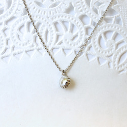 Akoya pearl necklace (rhodium plating) 第2張的照片