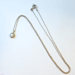 Akoya pearl necklace (rhodium plating) 第3張的照片