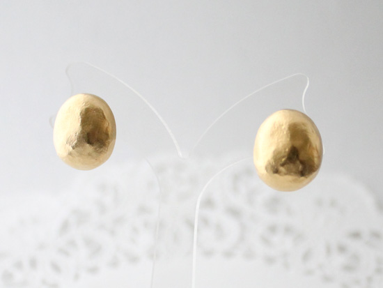 ishikoro pierce   (gold plating)【受注生産】