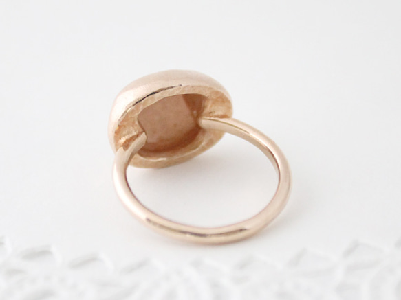 ishikoro ring(pink gold plating) 第2張的照片