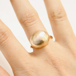 ishikoro ring(pink gold plating) 第4張的照片