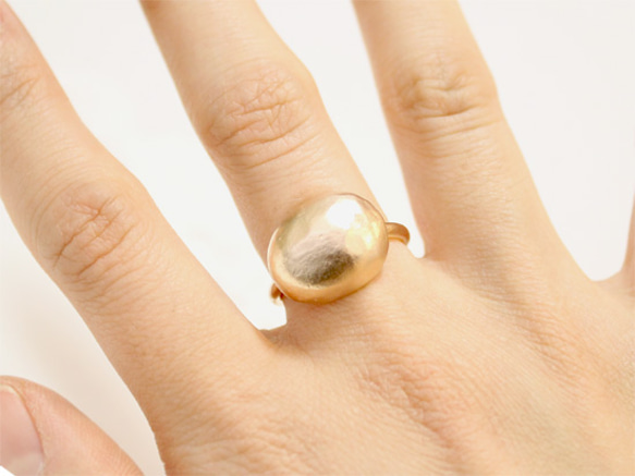 ishikoro ring(pink gold plating) 第4張的照片