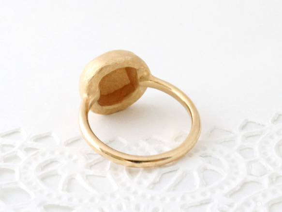 ishikoro ring circle (gold plating) 2枚目の画像