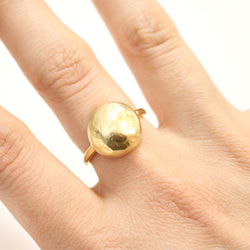 ishikoro ring circle (gold plating) 3枚目の画像