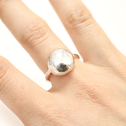 ishikoro ring circle (rhodium plating) 3枚目の画像