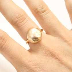 ishikoro ring circle (pink gold plating) 第3張的照片