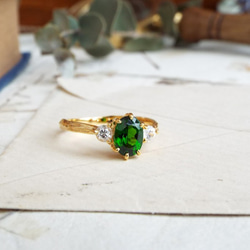 Ptクロームダイオブサイトリング 新品未使用品 一点物】クロムダイオプサイトのリング 指輪・リング Namikata