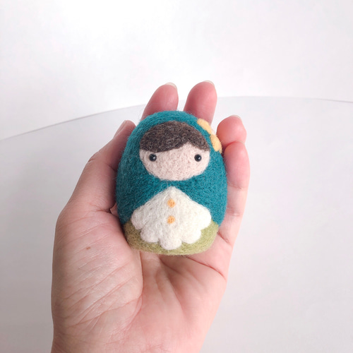 羊毛フェルトのマトリョーシカ その他インテリア雑貨 woolwool 通販