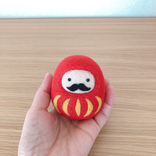 だるまお守り(1個)ハンドメイド フェルト その他雑貨 daruma__