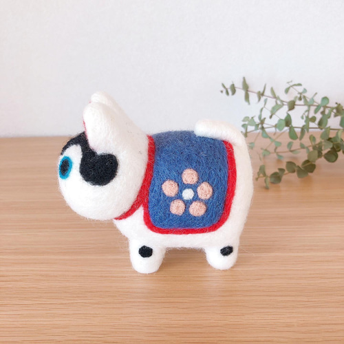 羊毛フェルトの犬張子 羊毛フェルト woolwool 通販 11583622