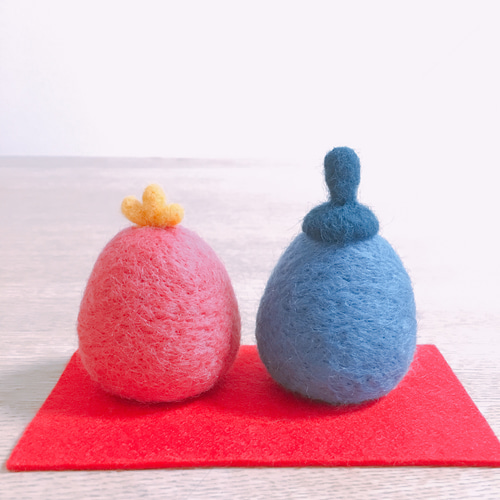 専用ページ　お雛様　羊毛フェルト すず様専用ページ 羊毛フェルト お雛様 - メルカリ
