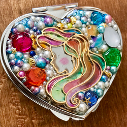 プリンセス コンパクトミラー アリエル 手鏡 サトモ 通販 4987448