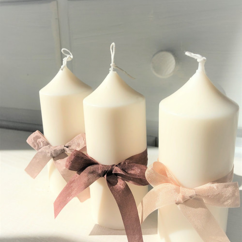 リボン　キャンドルホルダー2個セット リボン キャンドルホルダー2個セット アイアンリボンキャンドル