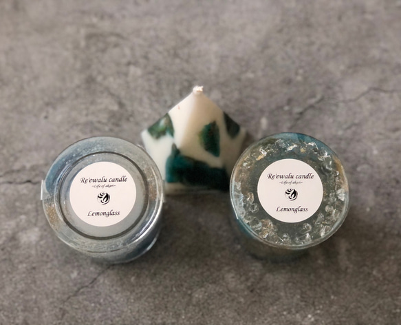 【SALE】Candle SET / キャンドルセット:Blue 2枚目の画像