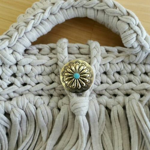 ズパゲッティ☆マルシェバッグ☆フリンジバッグ Tシャツヤーン その他