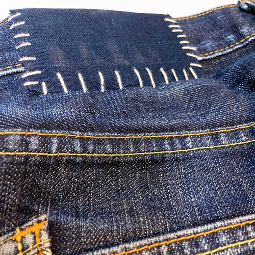 prps 紫製品 W28 デニムパンツ ジーンズ リメイク 藍染 remake prps 紫製品 W28 デニムパンツ ジーンズ リメイク 藍染 remake